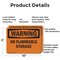 Signmission No Flammable Storage OSHA Warning Sign, Aluminum, 10in W x 7in L, 2PK OS-2PACK-WS-A-710-L-11964 - alternate 5